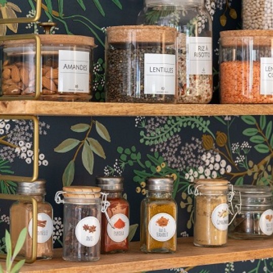 Etiquettes cuisine, déco et rangement