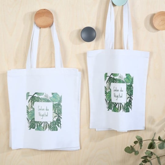 Sacs en toile personnalisés avec un transfert textile