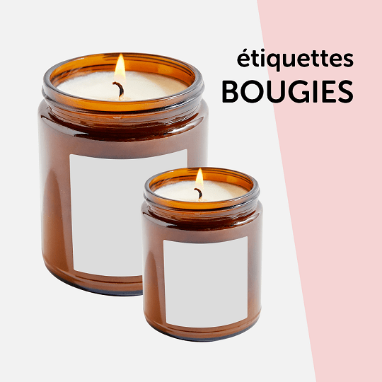 Guide de taille étiquettes bougies
