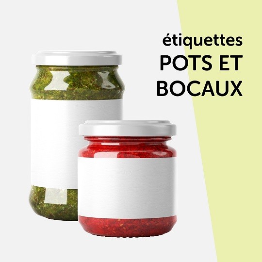 Guide d'étiquettes pots et bocaux