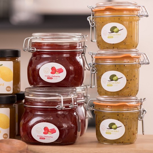 Etiquettes bocaux alimentaires