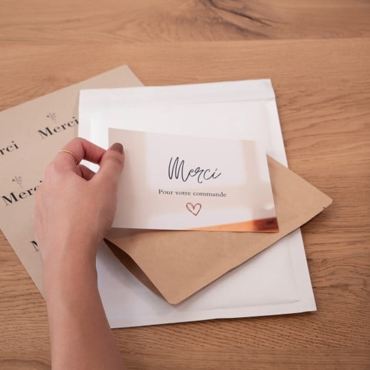 cartes de remerciements personnalisées