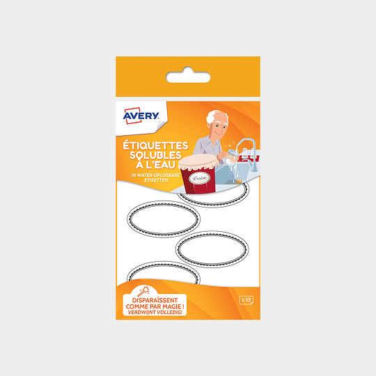 Etiquettes solubles