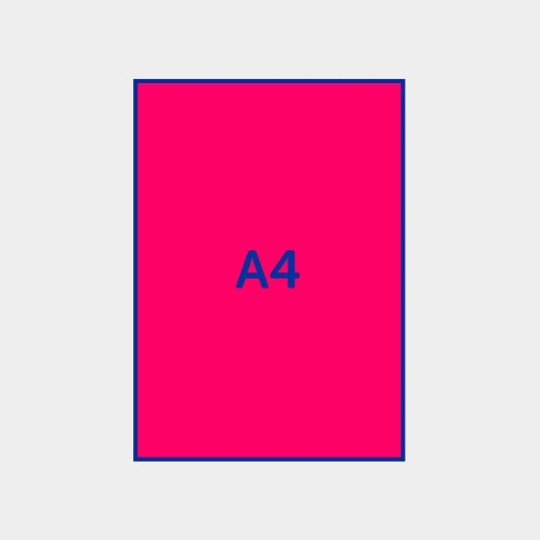 autocollants A4 rose