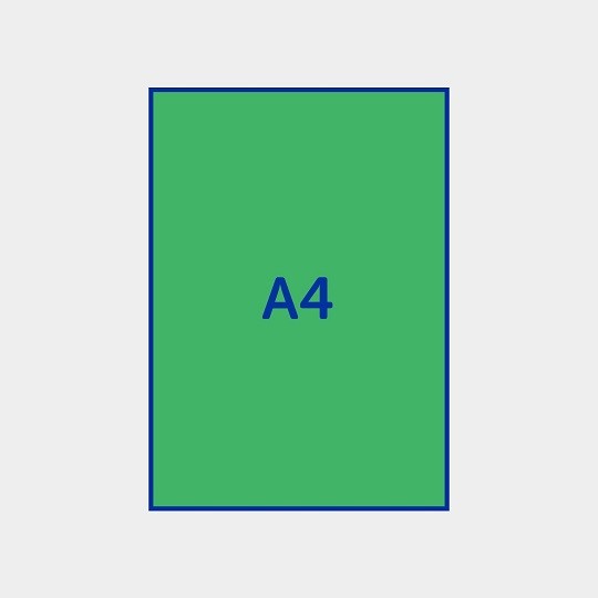 autocollants A4 vert