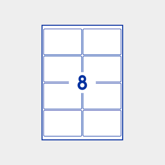 Etiquettes rectangulaires