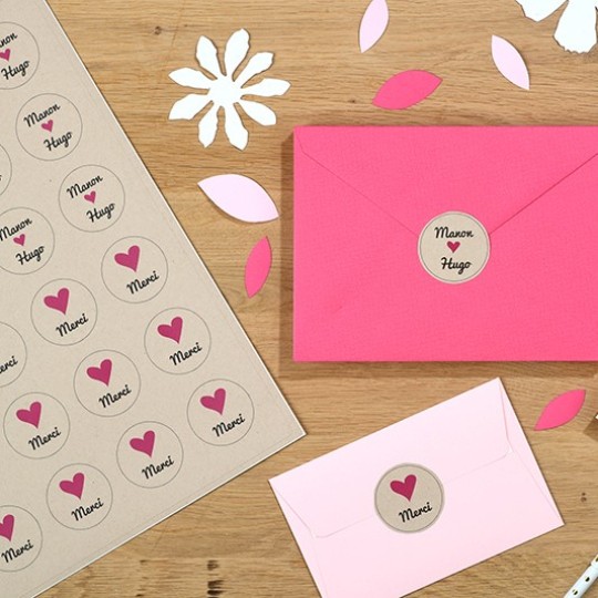 Stickers kraft