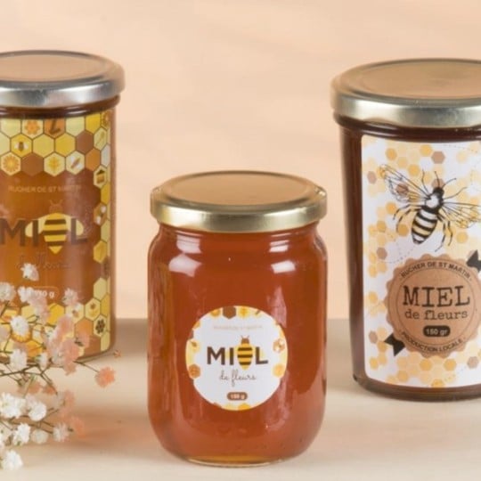 étiquettes pour pots de miel