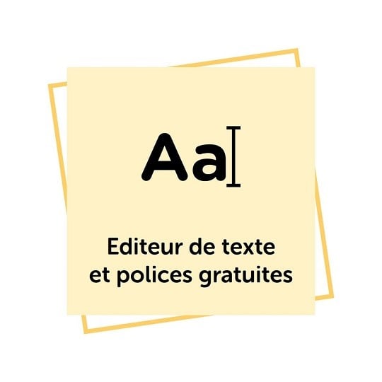 personnalisation de texte dans le logiciel