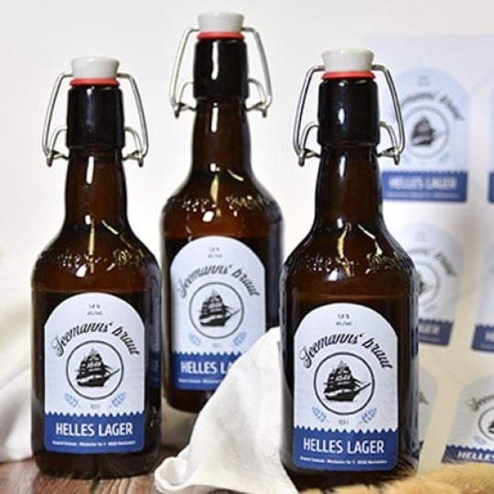 Etiquettes personnalisées pour biere