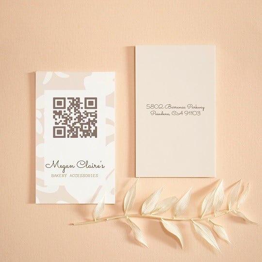 Carte de visite QR code
