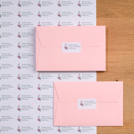 Étiquettes d'adresse Letters pour enveloppes