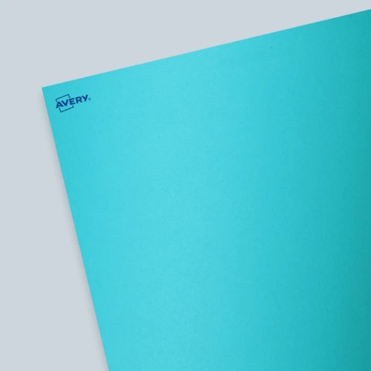 Etiquettes en papier bleu