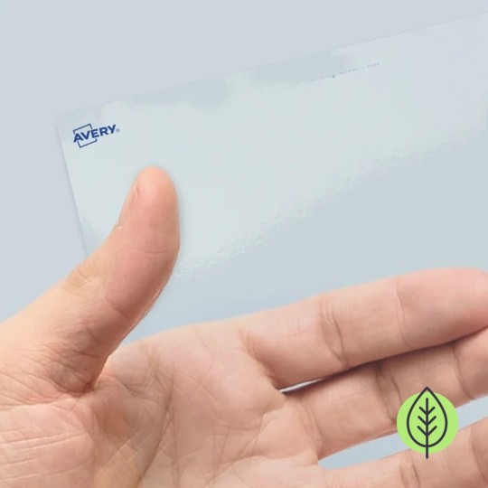 Etiquettes en plastique transparent compostable