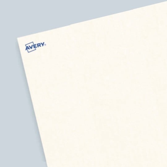 Etiquettesen papier crème texturé