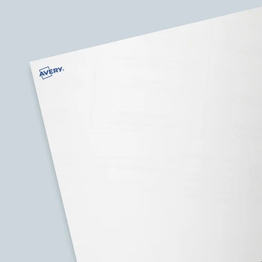 Etiquettes en papier blanc mat