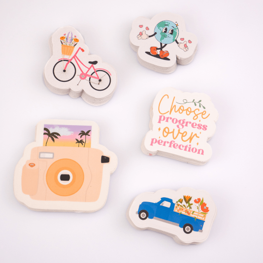 Stickers découpés à la forme