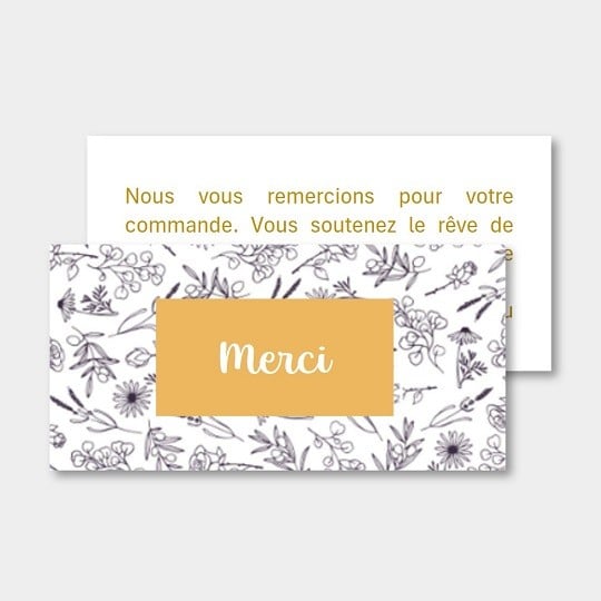 Carte A6 R/V Couleur (Personnalisable)