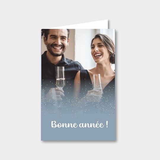 Cartes de voeux personnalisées 4 pages