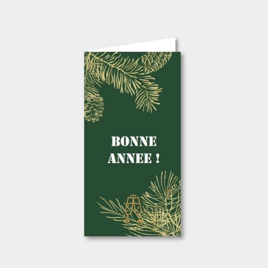 Cartes de voeux personnalisées 4 pages