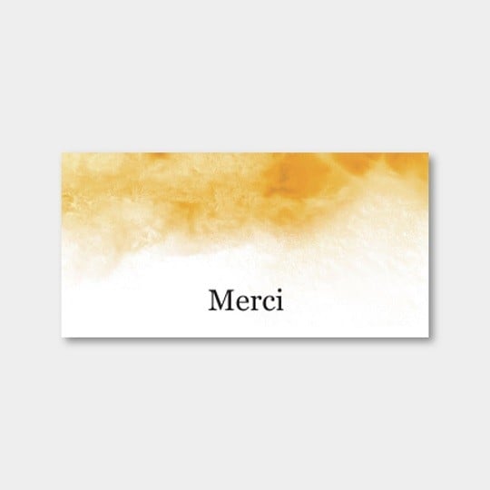 Cartes de remerciement personnalisées
