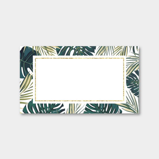 Carte marque-place personnalisée
