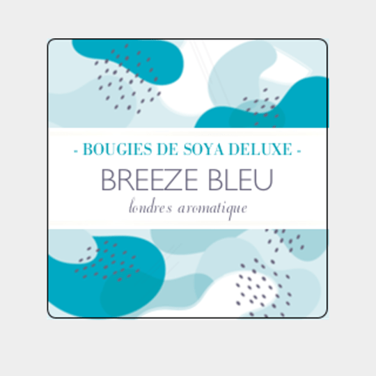 design étiquette colorée
