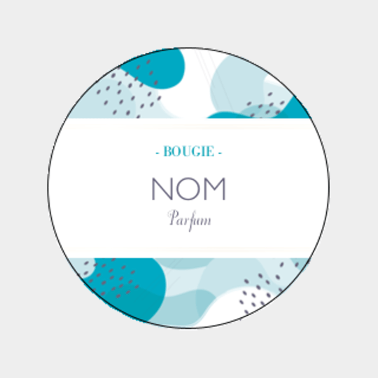 designe etiquette colorée