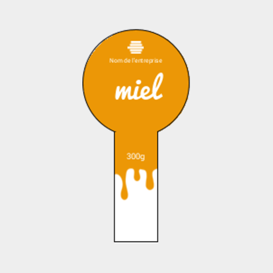Ancienne étiquette Miel SURFIN Marcel Rome Riom – Collection