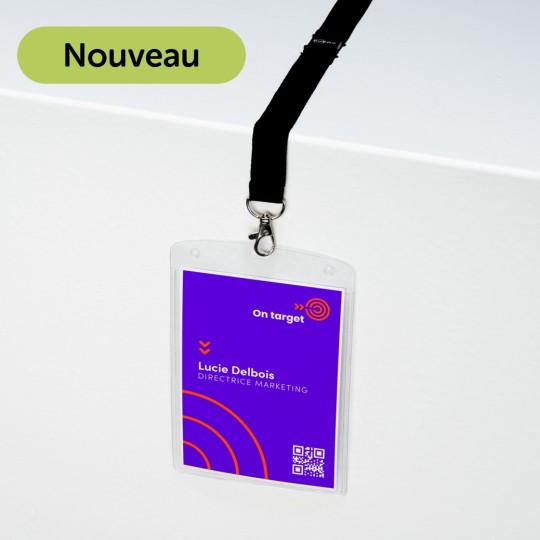 Badges personnalisables pour évènement