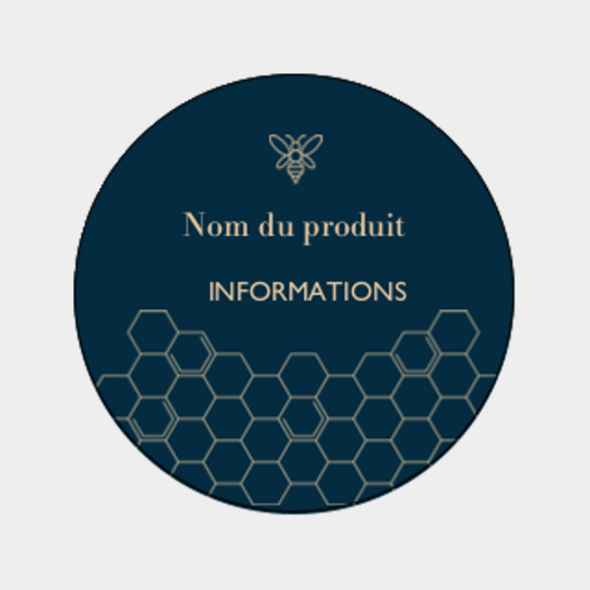 Design Etiquette pot de miel
