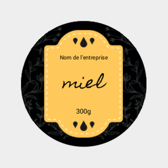 Design étiquettes pot de miel