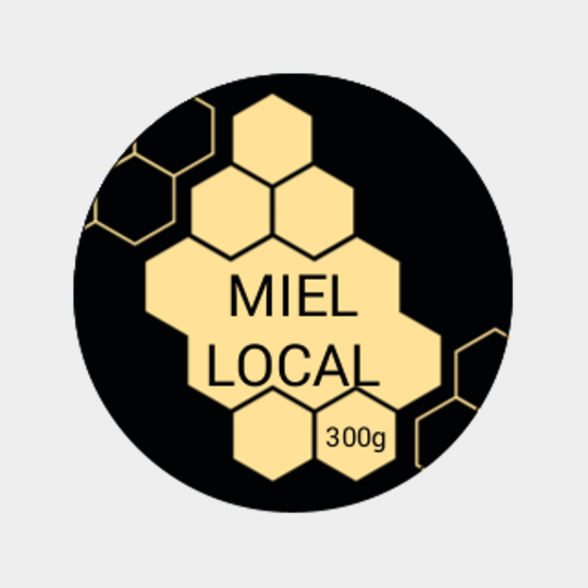 Design étiquette pot de miel