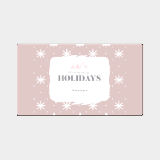 Design d'étiquette de Noël rectangle
