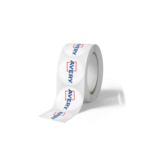 enroulement droite avant pour des étiquettes en rouleaux