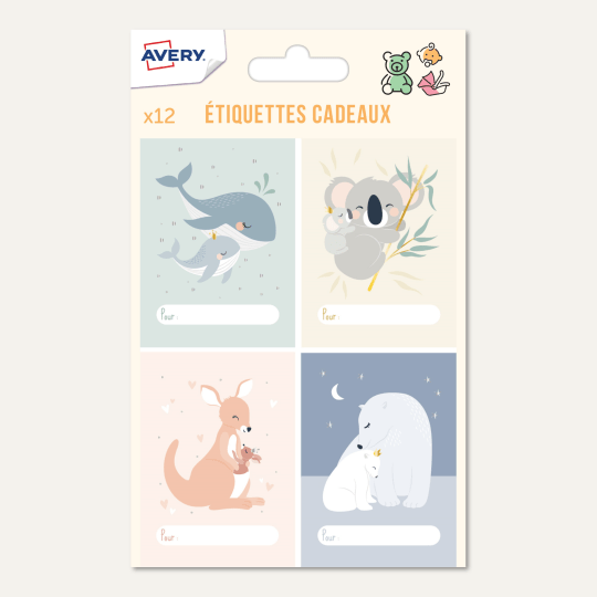 etiquettes cadeaux de naissance