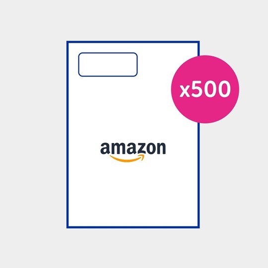 Etiquettes autocollantes intégrées pour Amazon