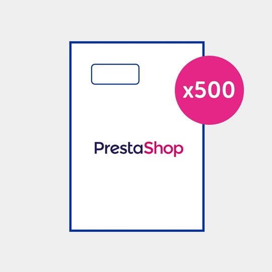 Etiquettes autocollantes intégrées pour Prestashop