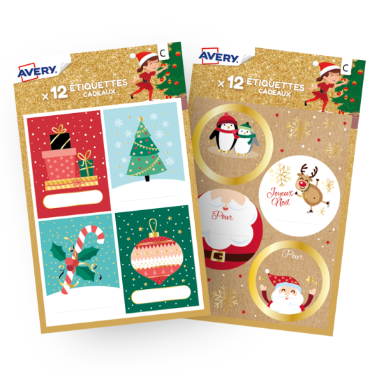 Etiquettes de noel