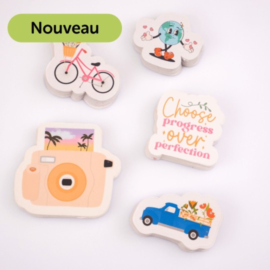 Sticker à la forme