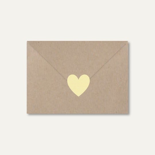 Sticker enveloppe coeur Avery