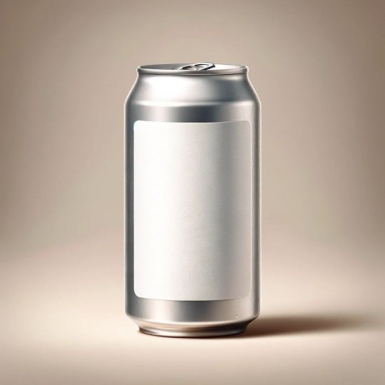 étiquette rectangulaire pour canette de bière