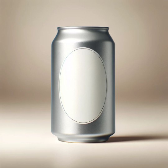 étiquette ovale pour canette bière