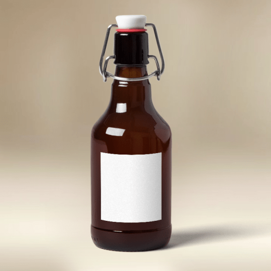 Etiquette bière carrée 60x60mm pour bouteille de 33 cl