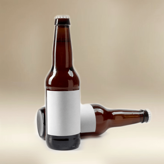 Etiquette bière 50x60mm pour bouteille de 25 cl