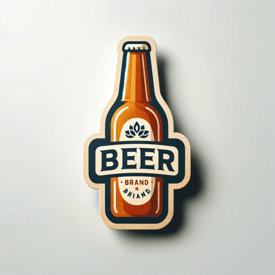 stickers personnalisés biere