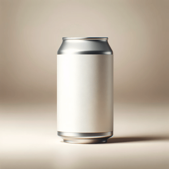 étiquettes rectangulaire pour canettes de bière