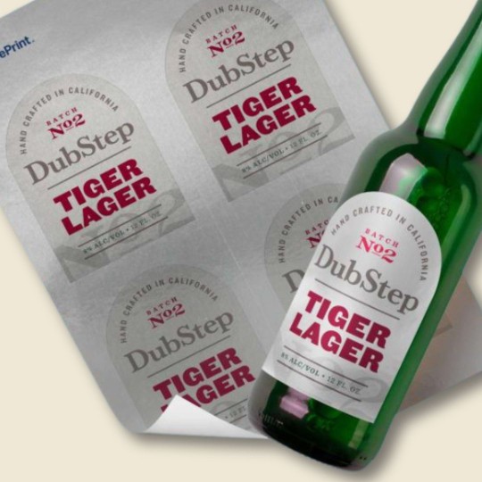 étiquettes en planche pour bouteille de bière