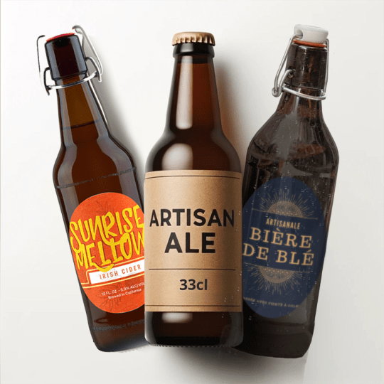guide de matières pour étiquettes bières personnalisées