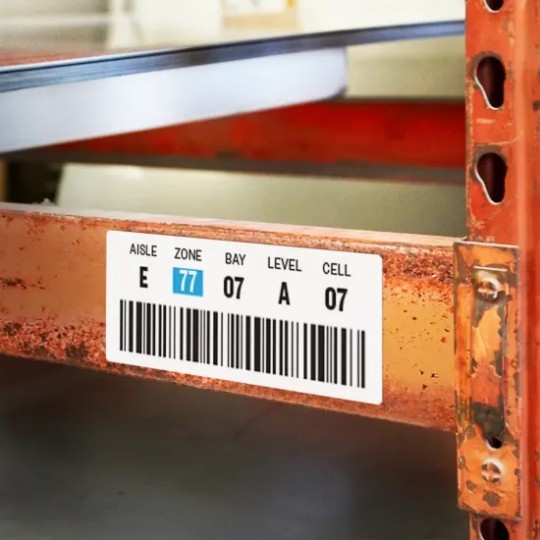 Etiquettes code-barres pour entreprôts